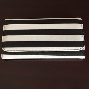 New KUT from Kloth Black and White Striped Wallet